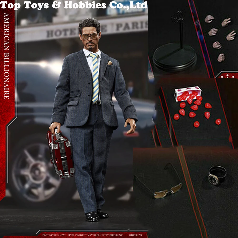 

full set Warrior Model NO.SN001 1/6 American Billionaire Tony Stark Action Figures Toys with Accessory set for fans collection