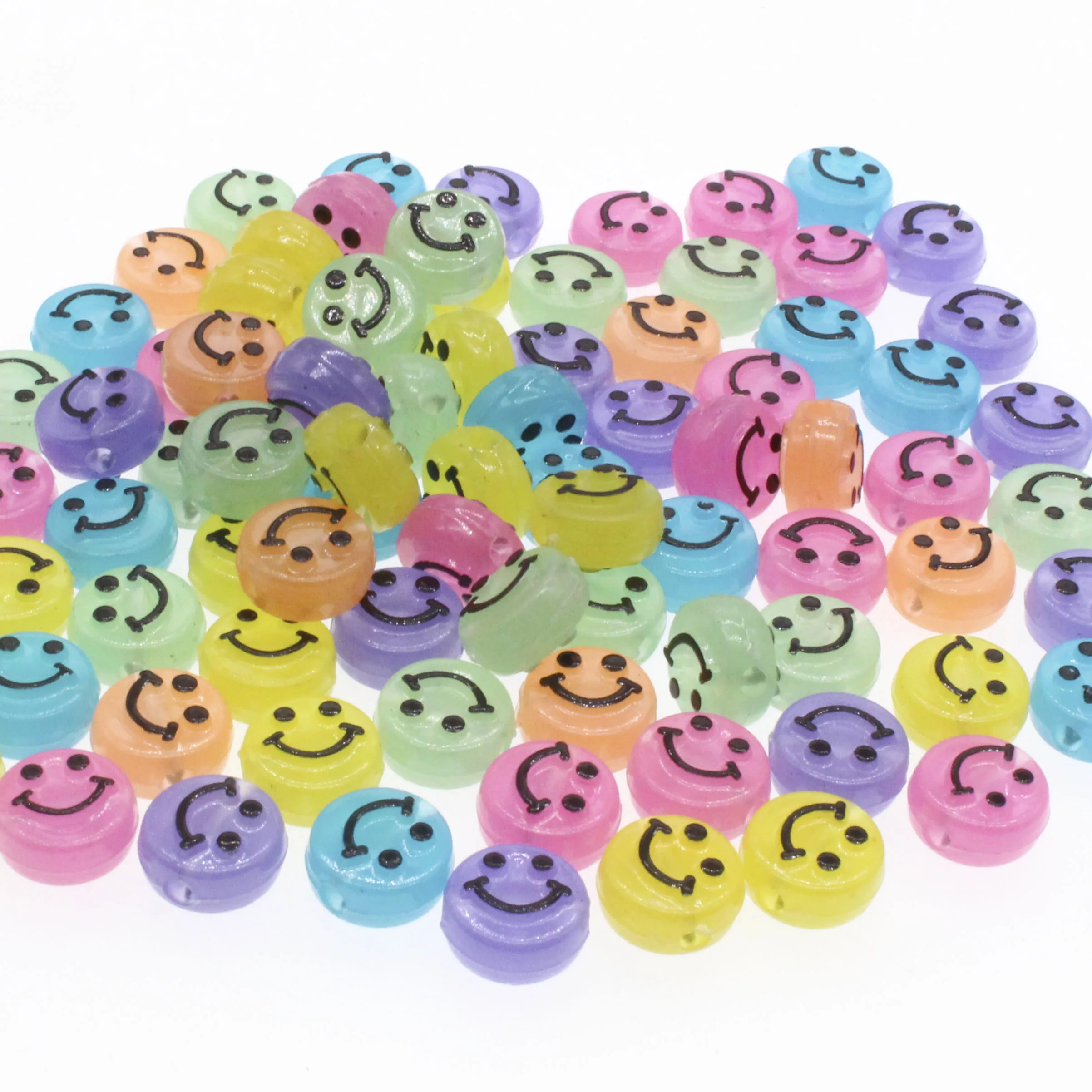 50 шт., акриловые бусины-разделители, 10 мм