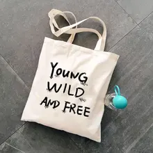 Оригинальная Классическая Складная многоразовая Холщовая Сумка с буквенным принтом, Заказная Сумка-тоут, Заказная эко diy сумка для покупок с логотипом для женщин или мужчин