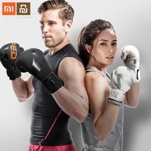xiaomi обувь для мужчин и женщин фитнес бой тренировочные боксерские перчатки Удобная и прочная Искусственная кожа латекс Перчатки боксерские перчатки