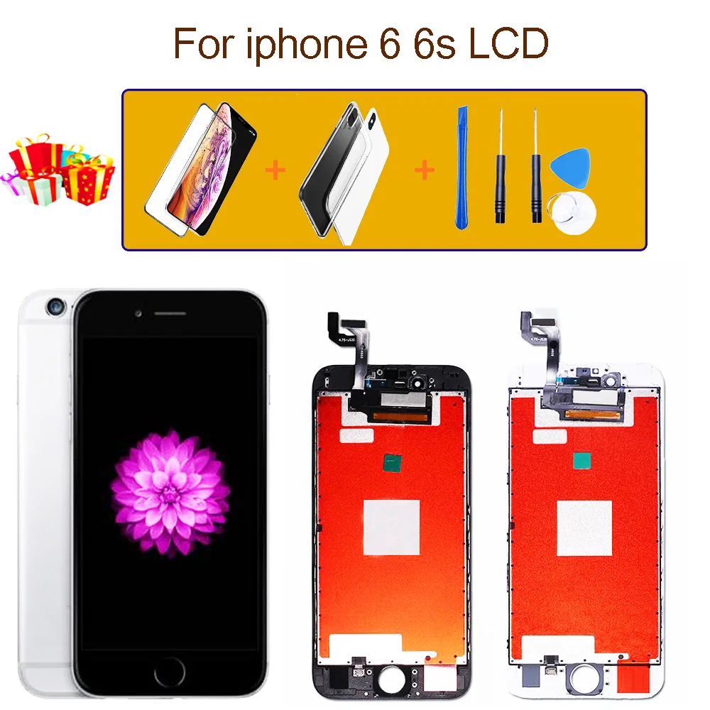 Grade AAA+++ Screen For iPhone 6 6S 7 8 Plus LCD With 3D Touch Assembly Display Replacement 5 5S 5SE No Dead Pixel | Мобильные