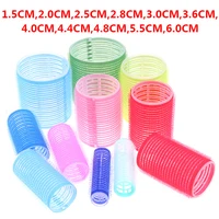 6 Pcs Hairdressing Home Use DIY Magic Large Self-Adhesive Hair Rollers Styling Roller Roll Curler Beauty Tool 3 Size