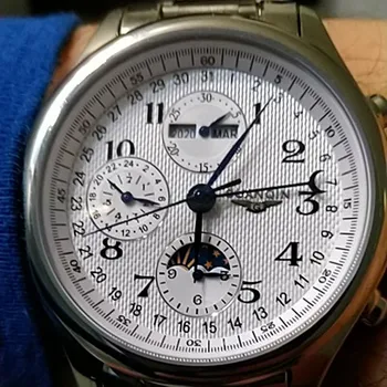 

Relogio Masculino GUANQIN 2020 watch men Automatic Sapphire Mechanical Waterproof clock Leather Wristwatch otomatik erkek saat