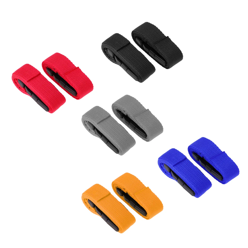 2pcs Nylon Golf Trolley Webbing Straps Quick Release Suitcase Luggage Tie Down Fastening Belt 250x2.5cm