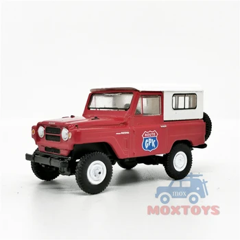 

Greenlight 1:64 1965 Nissan Patrol Red White Diecast Model Car Loose