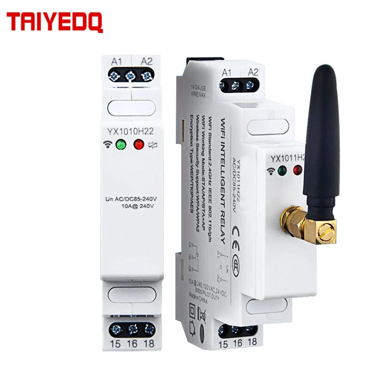 Din Rail Wifi Circuit Breaker Smart Control Switch Relay Support Ios