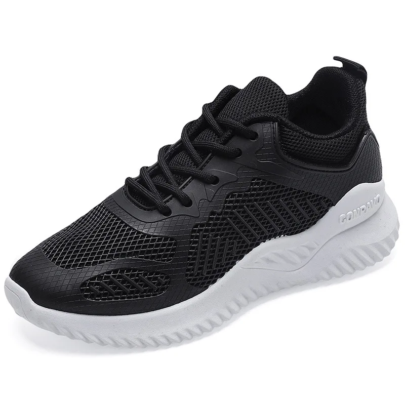

2019 New Autumn Fashion Men Flyweather Comfortables Breathable Non-leather Casual Lightweight Jogging Shoe 19NOV41