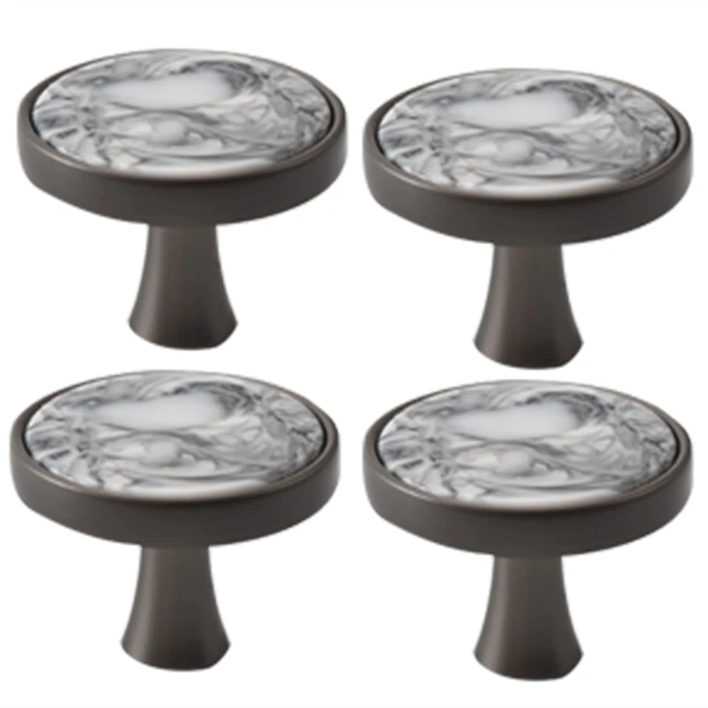 

4Pcs European Door Knobs Cabinet Handles Drawer Door Pulls Kitchen Cupboard Furniture Handles Dresser Drawer Pulls Wall Hanging