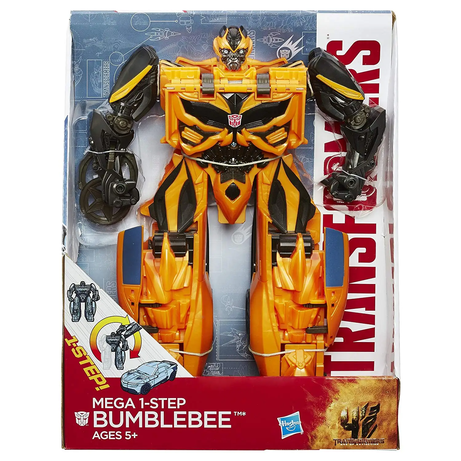 Transformation Mega 1-step Bumblebea Action Figure Toys Gifts(the Box Is  Broken） - Action Figures - AliExpress