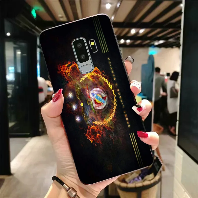 Чехол для телефона Benfica FC чехол для samsung Galaxy S10 S8 S7 Edge DIY черный мягкий TPU для A9 C10 C9 J7 Max Note 8 Note 9 S8 S10E