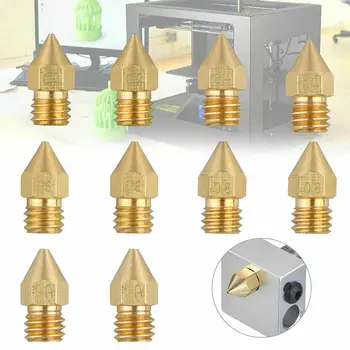 

19pcs MK8 Extruder Nozzle 0.2~1.0mm For Makerbot Creality CR-10 Ender 3D Printer