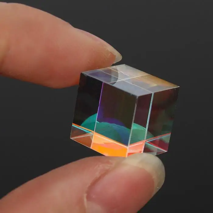 Prism Laser Beam Combine Cube Blue Laser Diode FOR Optical Instruments Teaching Tools Prism Mirror 2