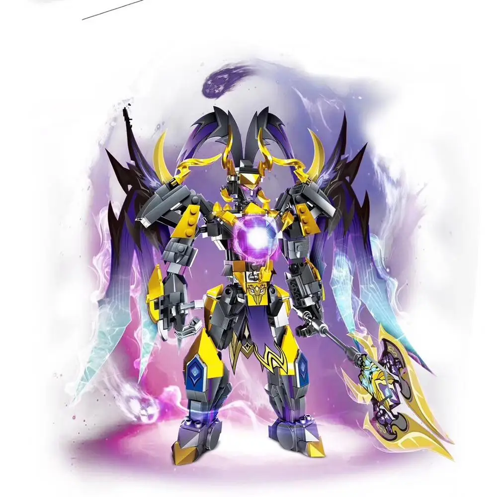 BIONICLE Romance of the Three Kingdoms Lu Bu Cao модель строительные блоки кирпичи игрушки Juguetes