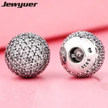 Новинка, осенняя коллекция, амулеты из стерлингового серебра 925 пробы, Открытый браслет, заглушки, бусины, подходят для браслетов, DIY аксессуары, ювелирные изделия Memnon, PJ001