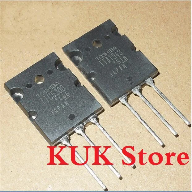 

Real Original 100% NEW TTA1943 TTC5200 A1943 C5200 TO-3PL 10Pair = TTA1943 10PCS + TTC5200 10PCS