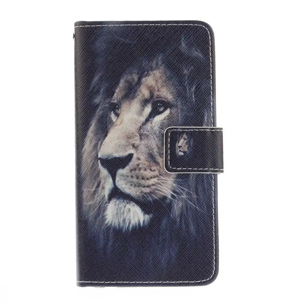 Lion Чехол-книжка С Откидывающейся Крышкой для Xiaomi Mi 8 Explorer, 128 ГБ, чехлы из искусственной кожи для Xiaomi Mi 8 Explorer, чехлы-бумажники, чехлы из ТПУ, полный корпус - Цвет: Lion
