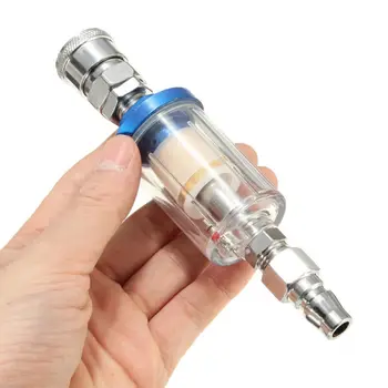 

1/4 Thread Spray Tool Air Pressure Regulator Gauge Water Filter Separator 6mm AU
