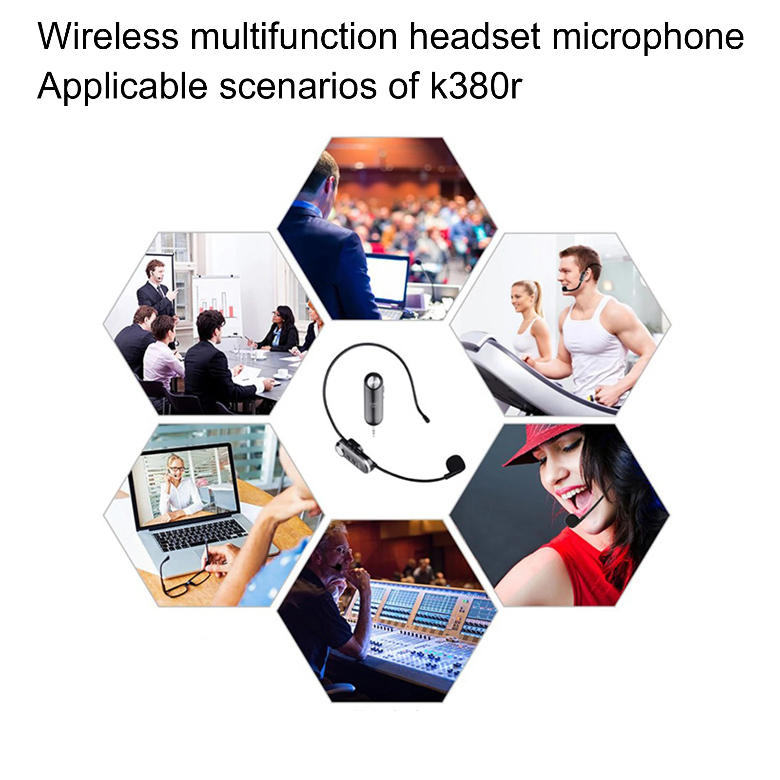 Headphone Wireless Microphone Microphone Headset Microphones FM Over Head BT Noise Cancelling Hands free Wireless Microphone