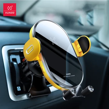 

Xundd 15W Wireless Charger Car Mount for Air Vent Mount Fast Charging Intelligent Infrared Sensor Automatic Car Phone Holder