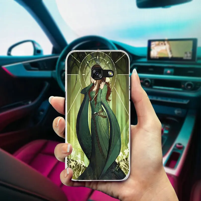 Силиконовый мягкий прозрачный чехол с инквизицией Dragon Age для Samsung Galaxy J1 J2 J3 J5 J7 A3 A5