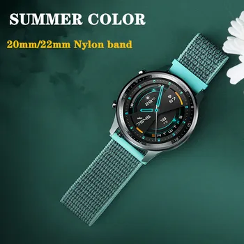 

22 mm watch band for huawei watch gt 2 strap correa huawei watch gt2 band honor magic watch 2 breathable nylon wrist watch band
