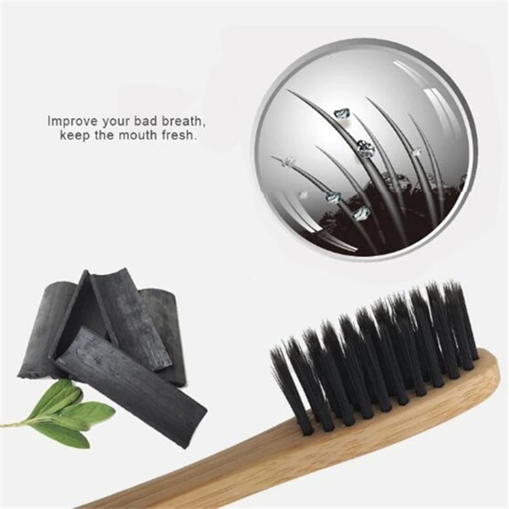 Eco-Friendly Bamboo Toothbrush with Soft Bristles