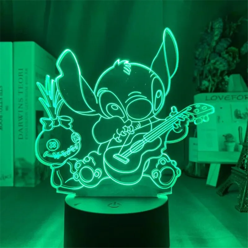 Disney Stitch Angel Cartoon Bedroom Nightlight Rechargeable Couple Friend  Birthday Gift Sleep Light Indoor Decoration Night Lamp - AliExpress