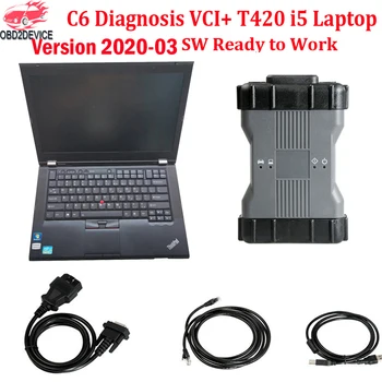 

Newest DOIP MB Star C6 Diagnosis VCI Top Diagnosis Star C6 VCI Software 2020-03V laptop T420 i5 4gb ram ready to work