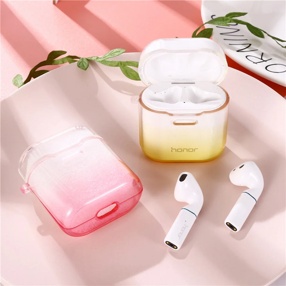 Для Honor Fly pods Pro Чехол милый мультфильм силиконовый наушник чехол для huawei FreeBuds 2 Pro Honor Flypods чехол Чехол кольцо ремень