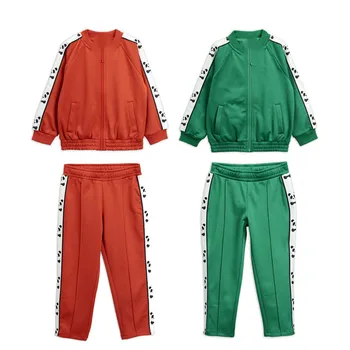 

Explosion Models 2020 Spring and Summer New Boys Sportswear Suit Panda Boy Jacket Children Pants