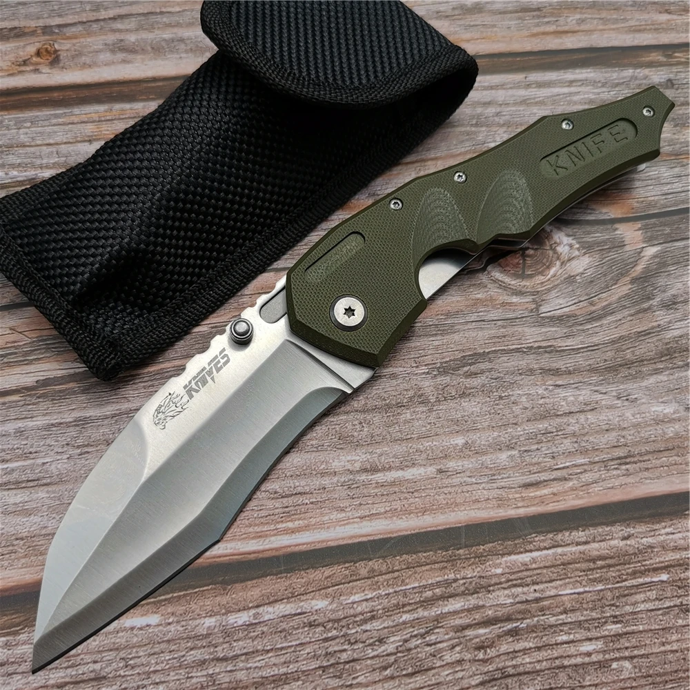 SR 7CR13 нож из нержавеющей стали для выживания в джунглях альпинистский Пешие прогулки высокая твердость складной нож инструмент для самообороны