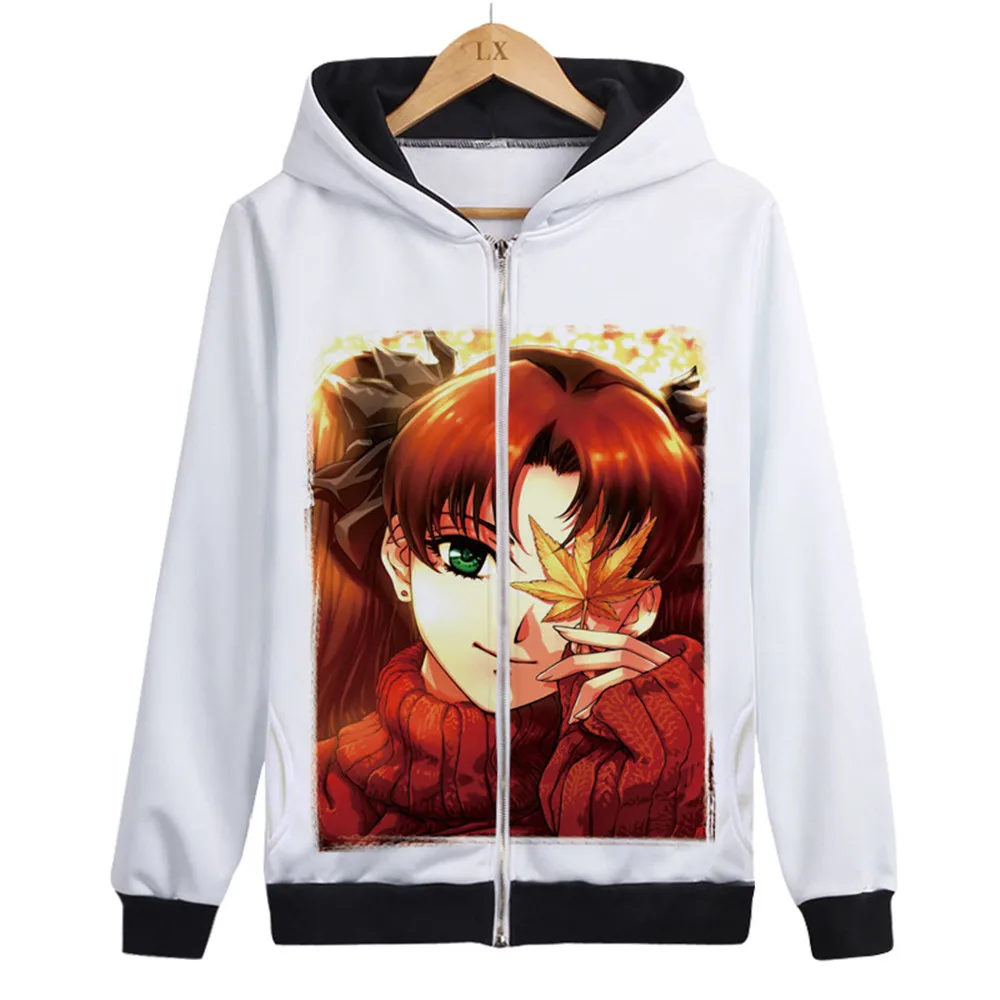 Fate/stay night Saber Лев толстовка на молнии с капюшоном Косплей Костюм Fate Zero унисекс утолщенная куртка Повседневная Толстовка уличная одежда - Цвет: Style12