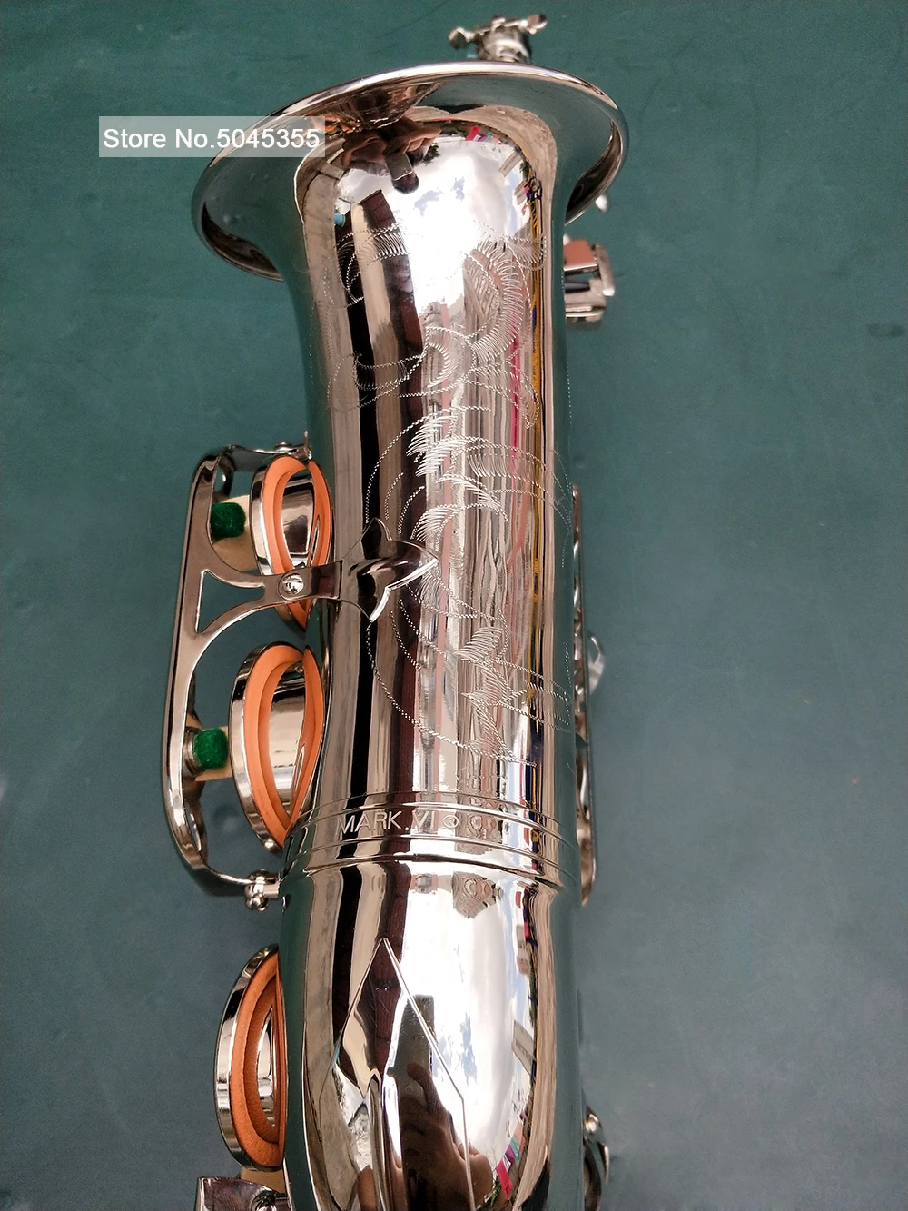 Classic Mark Model Alto Eb Tune Saxophone Nickel Plated E Flat Sax With Case Mouthpiece Reeds Straps Professional