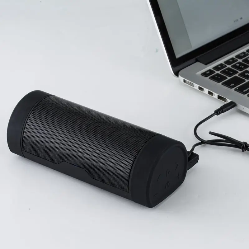 Bluetooth музыкальный басовый динамик водонепроницаемый портативный, для уличного спорта светодиодный беспроводной акустическая система Поддержка TF карты fm-радио Aux