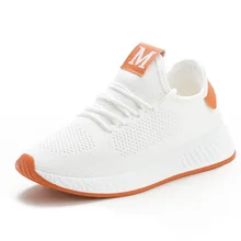 2020 * Sports Shoes Female Ins Summer Breathable Wild Casual Running Shoes Korean Mesh Tide lightweight Soft Bottom(China)