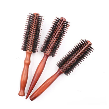 

New Heat And High Temperature Resistant Wood Comb Hair Styling Comb Pure Bristle Curly Hair Comb