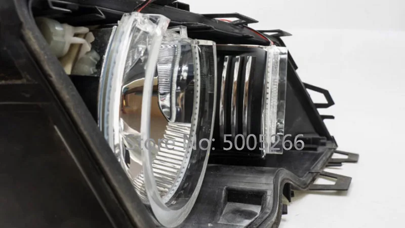 Автомобильный светодиодный фонарь angel eyes DTM Halo с кольцами для BMW E36 3 серии E38 7 серии E39 5 серии E46 M3 HID фара белая