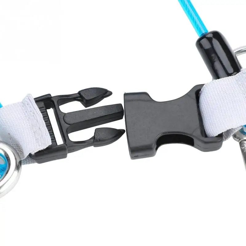 Diving Lanyard Anti-lost Spring Coil Safety Emergency Lanyard Little Tool with Quick Release for Diving Outdoor Climbing 6