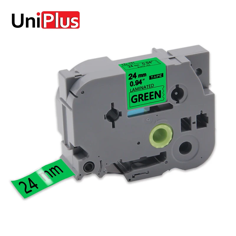 UniPlus TZe751 ярлык 24 мм Совместимость для Brother TZe-751 TZ-751 p-touch принтер PT-D600 PT-P700 черного