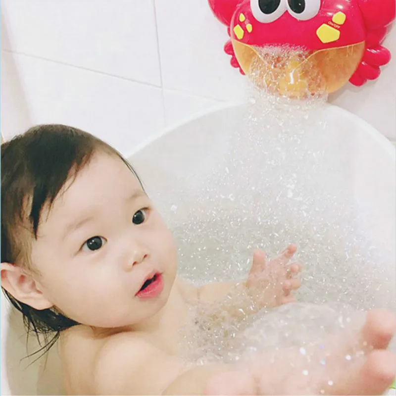 Baby Shower Bath игрушка устройство для мыльных пузырей крабы с музыкой забавная игрушка для купания Когнитивная плавающая игрушка для детей мальчиков и девочек