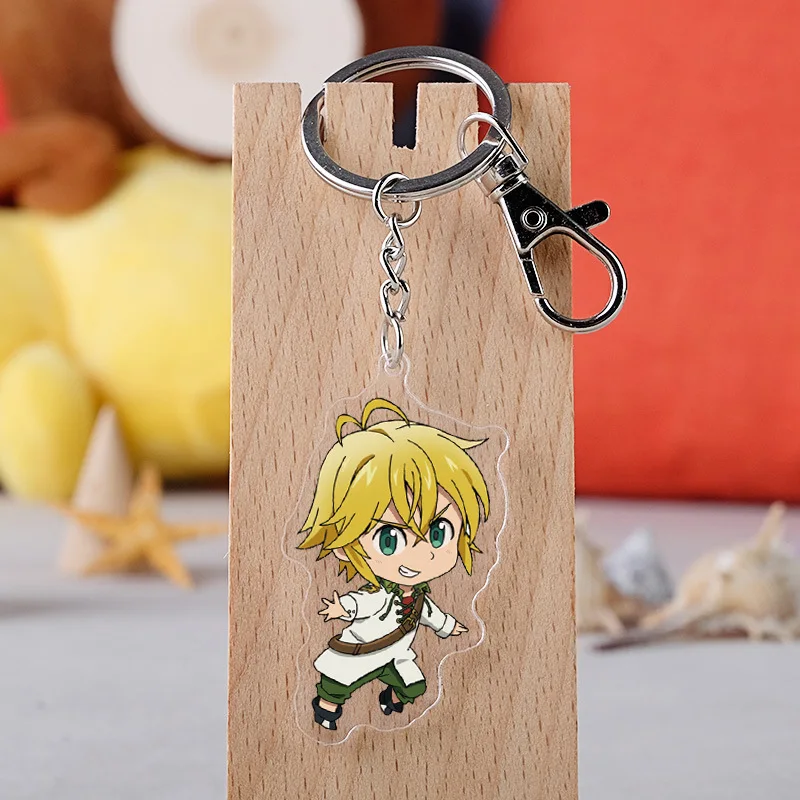 Anime Os Sete Pecados Mortais Figura Acrílico Stands Modelo Cosplay  Meliodas Liones Falcão Diane Personagem Sinal De Pé Decoração De Mesa -  Chaveiros - AliExpress