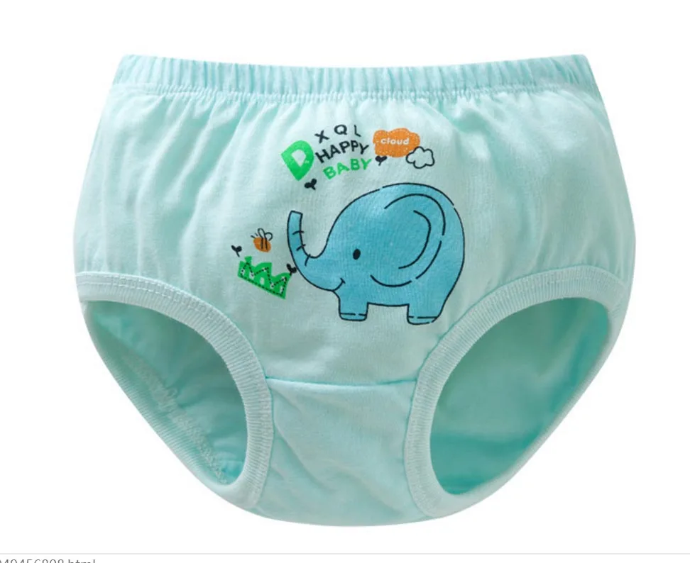 Baby Briefs Back Cartoon Rabbit Triangle Children's Underwear Cotton Underwear Bow Tie Triangle Briefs Kids Girls Underwear - Цвет: D