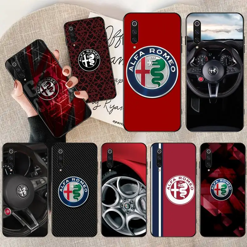 Чехол для телефона PENGHUWAN из мягкого силикона и ТПУ с логотипом Alfa Romeo Xiaomi Mi9 9SE 8SE