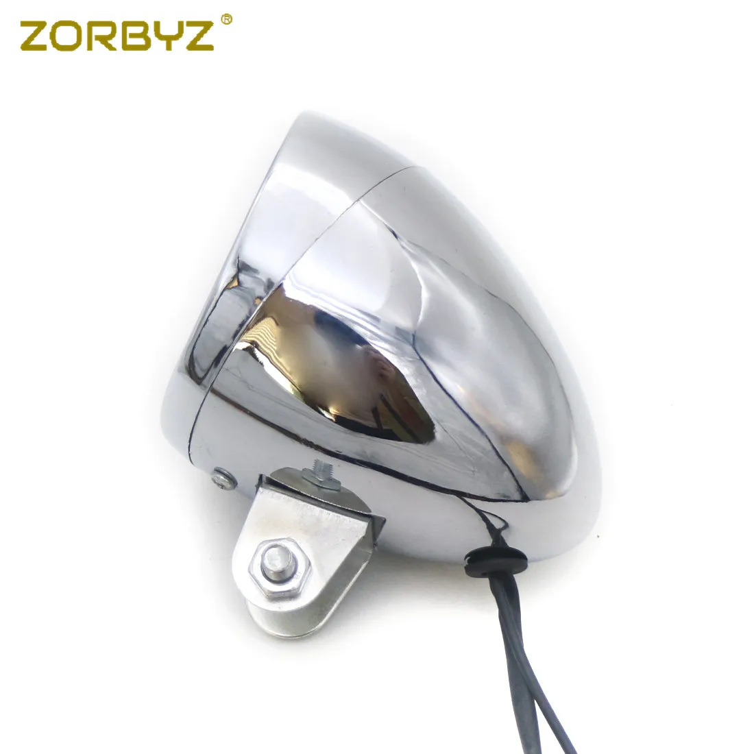 ZORBYZ хром ABS светодиодные пулевидные фары противотумансветильник с белым