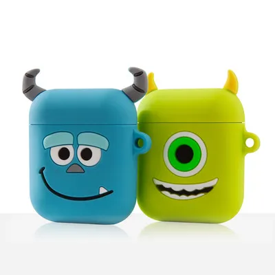 Чехол для Airpods, силиконовый чехол для Apple Air pods, милый чехол для наушников, 3D чехол для наушников, аксессуары для наушников