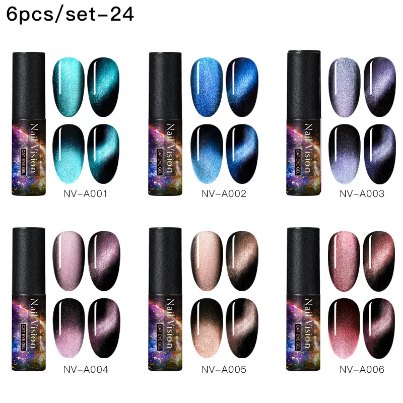 Nail Vision 5 мл 7D Гель-лак для ногтей с эффектом «кошачий глаз» лак Магнитный впитывающий УФ гель-Лаки звездное небо нефритовый эффект лак DIY маникюр гель - Цвет: ZH07314