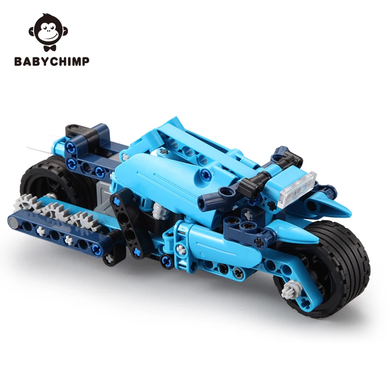 Строительные блоки серии Technic кирпичи синий Phantom Racer 6 в 1 тянущаяся Автомобильная