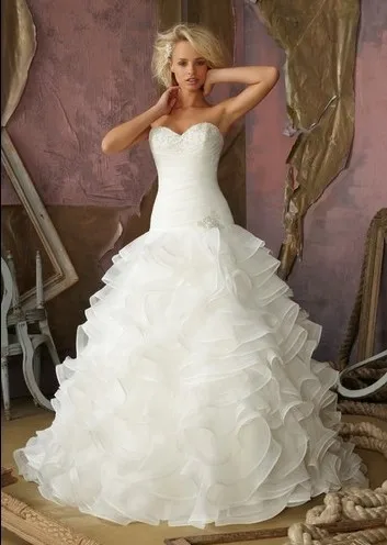 2016 Beperkte Vloer-Lengte Trouwjurk Gratis Verzending Nieuwe Lange Witte/Ivoor Baljurk Bridal Custom Size Goedkope trouwjurken 2016 Beperkte Vloer-Lengte Trouwjurk Gratis Verzending Nieuwe Lange Witte/Ivoor Baljurk Bridal Custom Size Goedkope trouwjurken