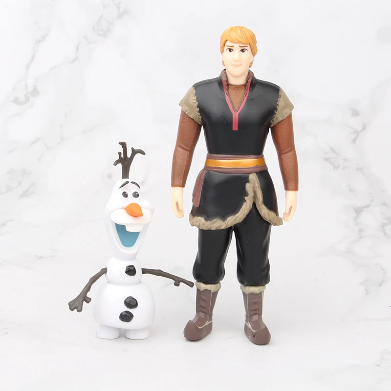 Disney Frozen 2 Снежная королева Эльза Анна ПВХ фигурка Олаф Кристоф Свен аниме куклы фигурки Детские игрушки Детский подарок