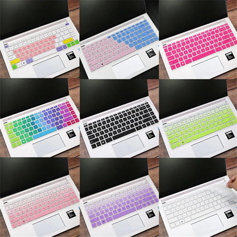 Protector de teclado de ordenador portátil para HP14q-cs0001TX, funda de silicona de 14 pulgadas, antipolvo, i5-8250U, almohadilla de escritorio, conjunto de escritorio de oficina